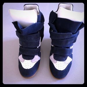 Isabel Marant Beckett Wedge Sneakers Size 39